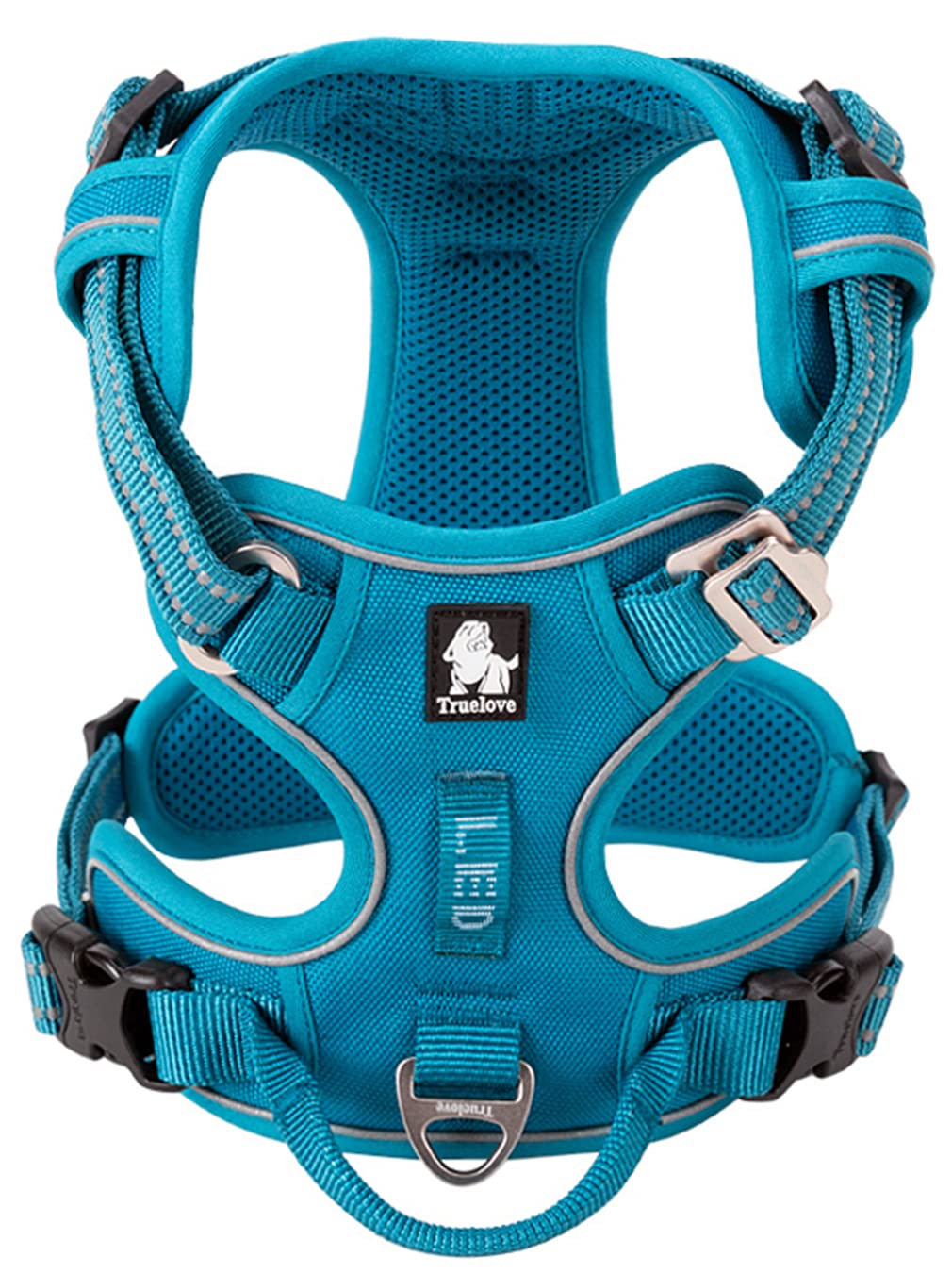 乐天商城 - cocomall 2020新型 犬用ハーネス 犬用胴輪 ドッグ ペット用品 ハーネス 3M反射材料 訓練 ナイロン製 小型犬、中型犬、大型犬に向け 通気性 調節可能 (M, ブルー)
