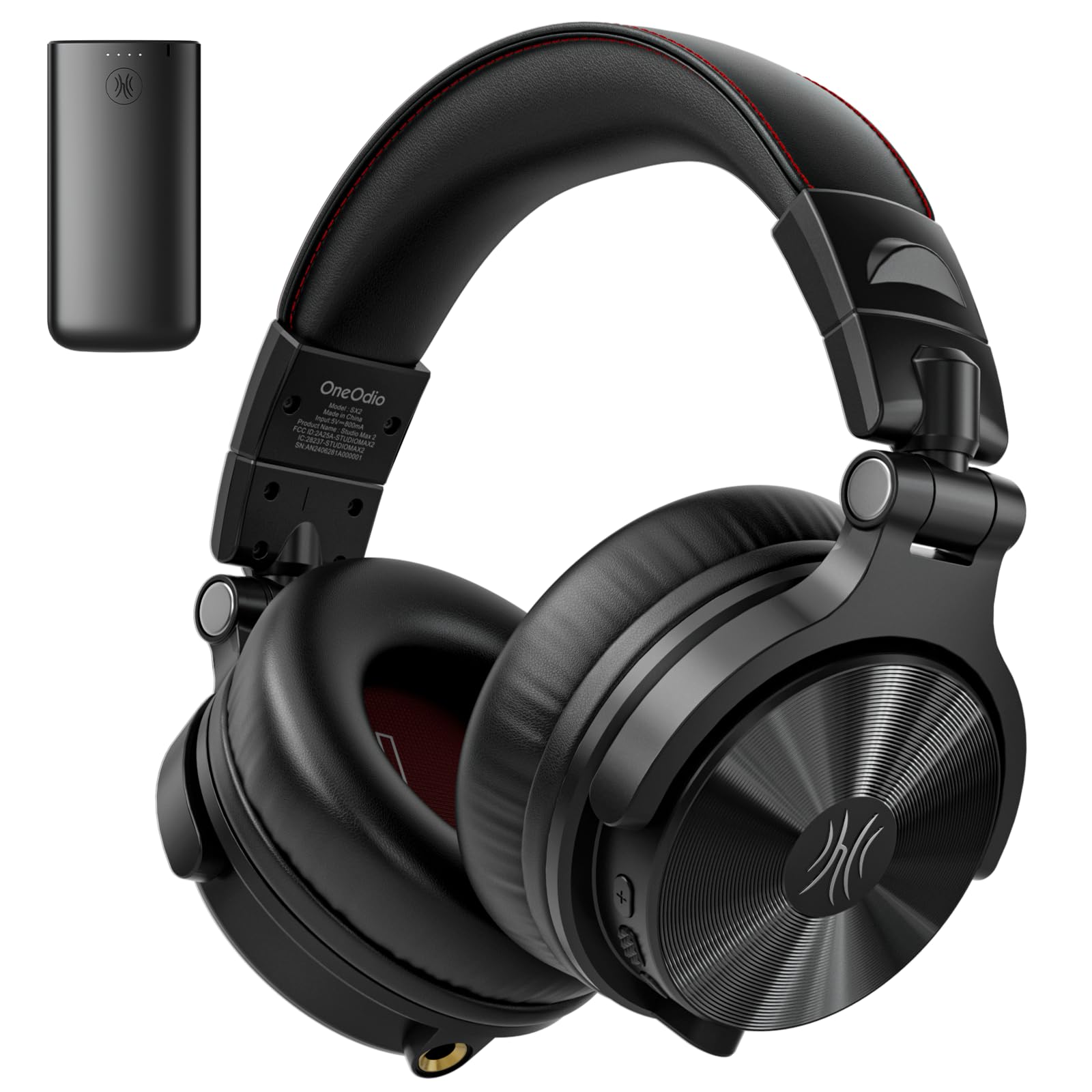OneOdio Studio Max 2 ワイヤレスDJヘッドホン 9ms超低遅延モード 120時間長時間再生 4モード切替 トランスミッター/Bluetooth 6.0/有線 Hi-Resオーディオ LDAC対応 収納ケース付属 スタジオモニター/楽器練