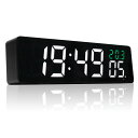 2024 新版 Little Green WIFI 自動時刻同期 時計 高精度置き時計アクリルプレゼント父の日 (ケースだけ組み立て不要) (ブラック)