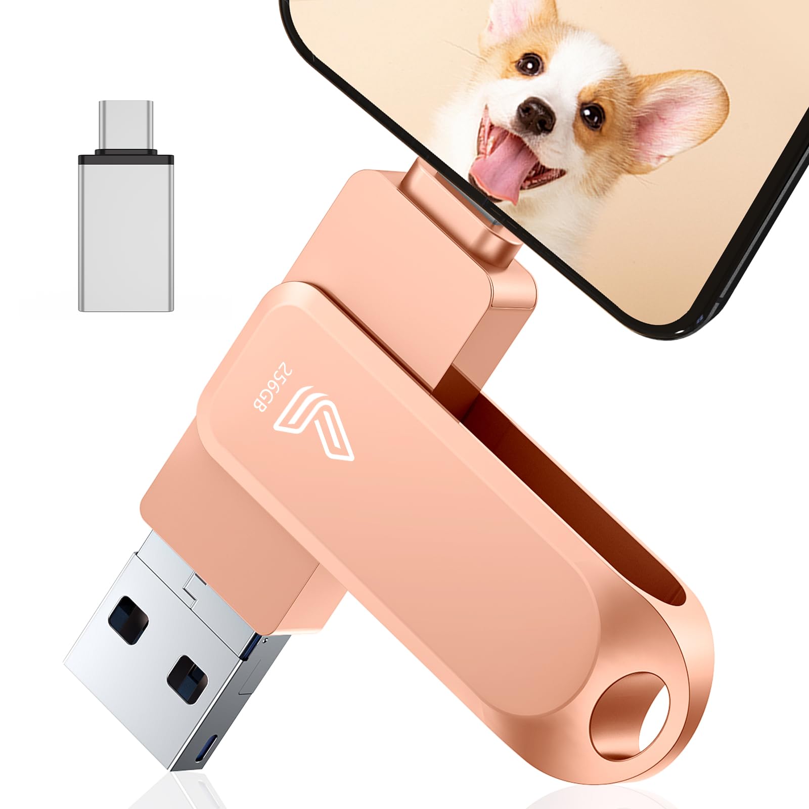 【アプリ不要】 USBメモリ256GB 4in1 Phone対応usb...(3.0)