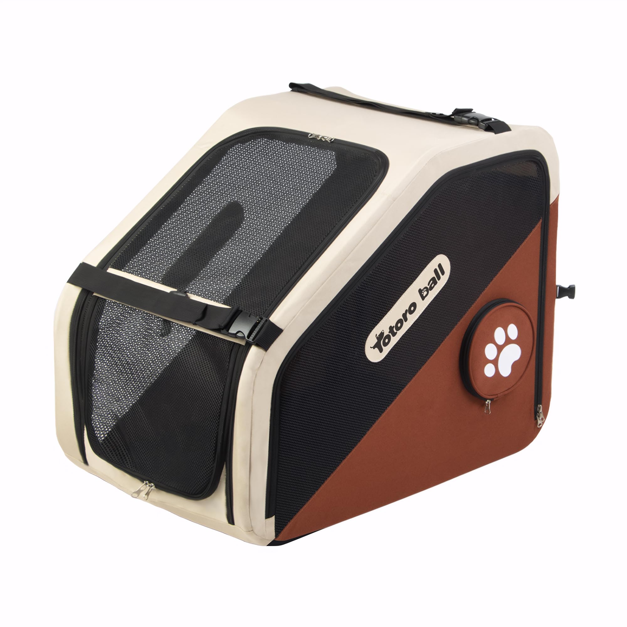 『車載固定』Totoro ball ソフトクレート 小型犬/中型犬兼用 折りたたみ ペットケージ 4 ...