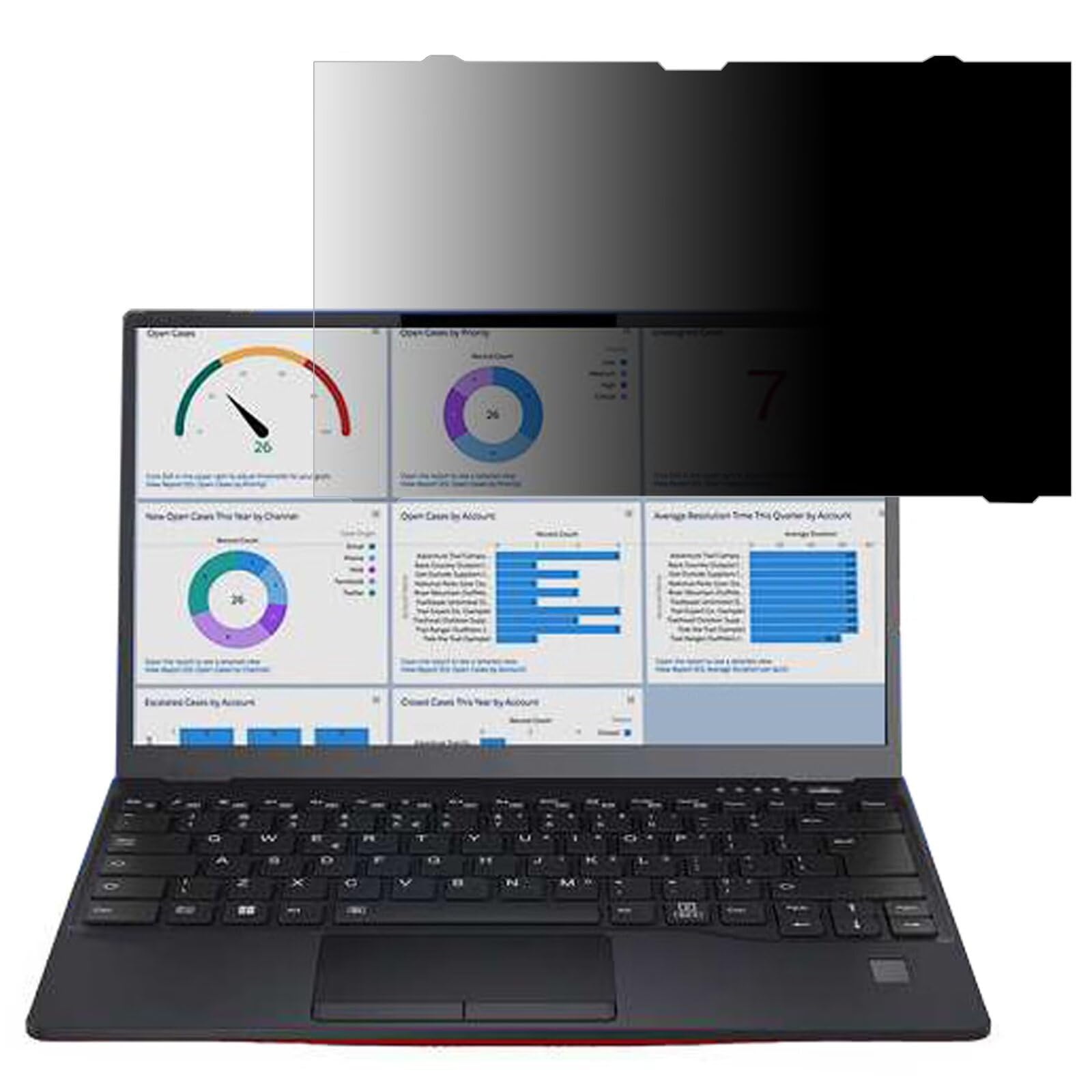 GFCFILM 富士通 LIFEBOOK U9313/N (FMV-NPF6) 対応 覗き見防止フィルム プライバシーフィルター はめ込..