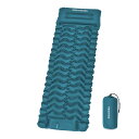 Naturehike キャンプ マット 足踏み式 エアマット コンパクト 枕付き 6.5cm 厚 断熱 R1.6 防撥水 耐久 キャンプ用 車中泊 防災 登山 お花見に 持ち運び便利 軽量 収納袋付き