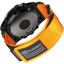 Hemsut ガーミン ベルト ガーミンウォッチ ナイロンスポーツバンド Fēnix/Forerunner/Approach/MARQ/Quatix/D2/Instinct/Enduro/Tactixシリーズ用 アップグレードされたコネクタ ガーミンのクイ