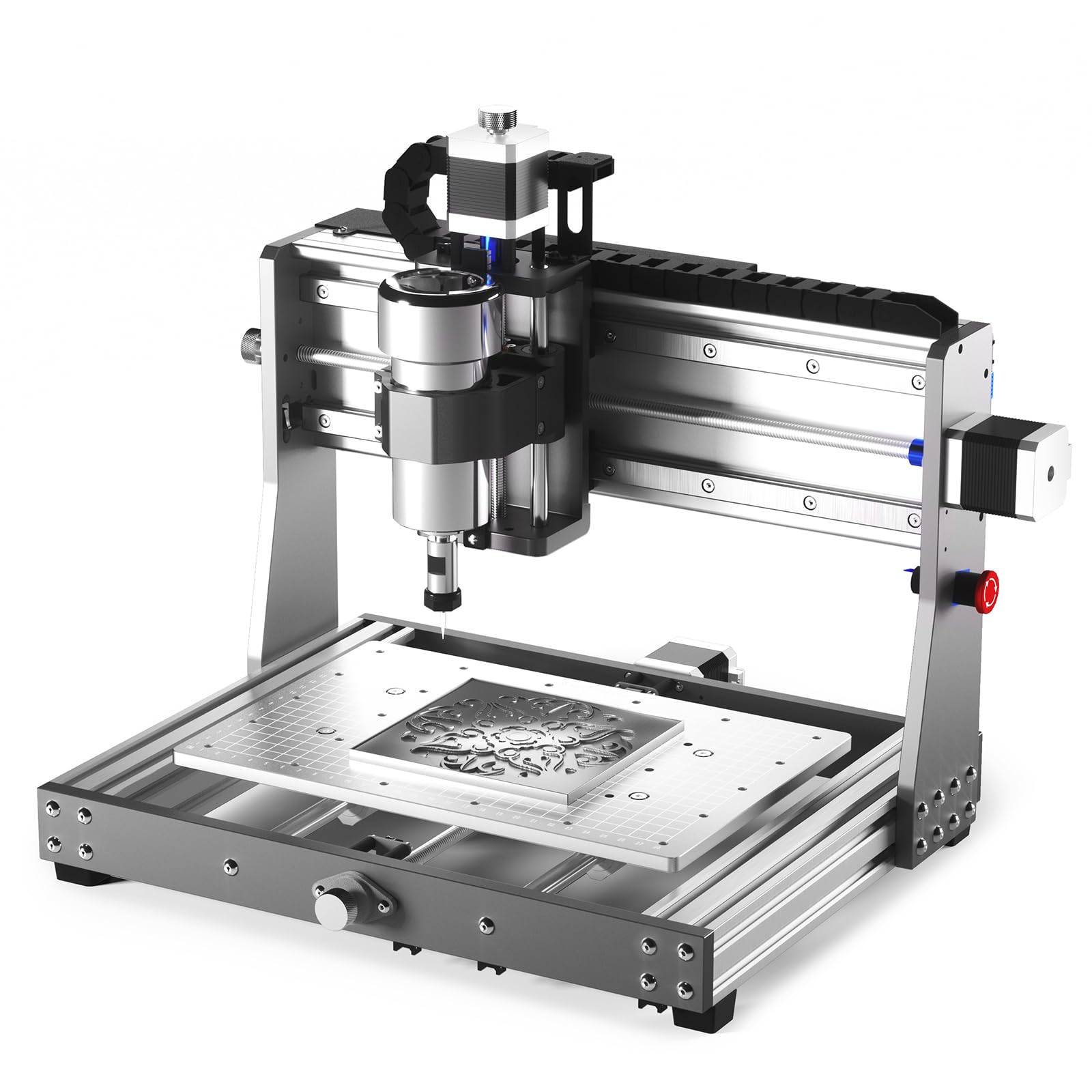 Genmitsu 3020-PRO MAX V2 CNC フライス盤 金属彫刻など用、GRBL オフラインコントローラー、リミット..