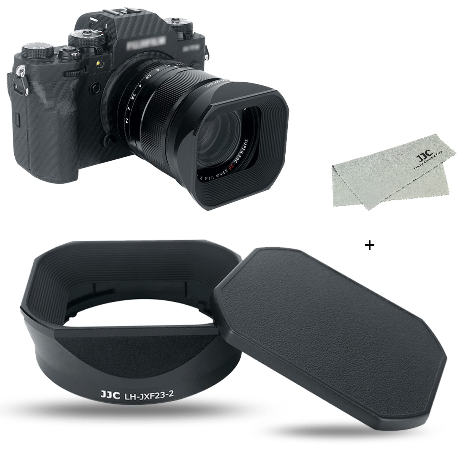 JJC LH-XF23 II ᥿  󥺥ա + աɥå Fujifilm XF 33mm F1.4 R LM WR &Fujifilm XF 23mm F1.4 R LM WR   ٻΥե LH-XF23 II/LH