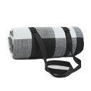 レジャーシート 厚手 大判 お花見 子供 家族 大きい おしゃれ 防水 洗える 手洗い 折りたたみ 持ち運び便利 運動会 花火大会 遠足 山登り 海 バーベキュー 防災 ピクニックシート クッション アウトドア キャンプ 室内外兼用 (ブラックグレー, 2