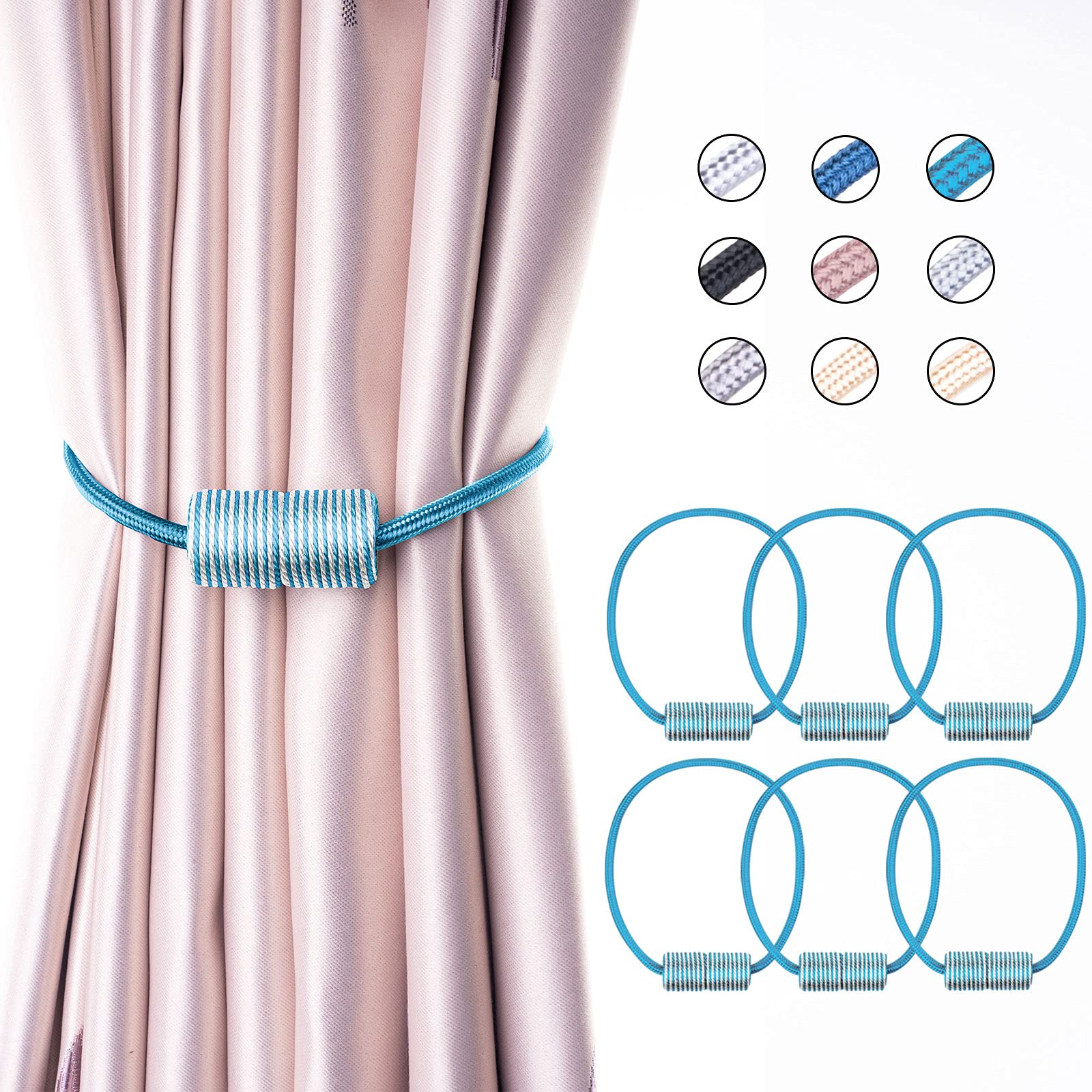 カーテンタッセル マグネット カーテン ふさかけ カーテン タッセル おしゃれ カーテンホルダー カーテ..