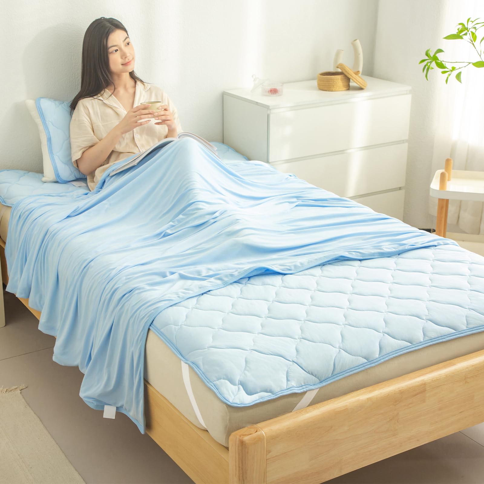 BLACK BADGER 布団セット シングル 【Q-max0.5】 夏用 掛け布団 タオルケット 敷きパッド キルトケット..