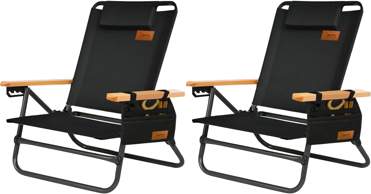 楽天湖南オンラインDesertFox キャンプチェア リクライニングローチェア 背もたれ角度4段階調節 アウトドアチェア 単品/セット フォールディングチェア 折りたたみ 軽量【耐荷重150kg】 コンパクト イス 椅子お釣り 登山 携帯便利 ピクニック レジャー キャンプ