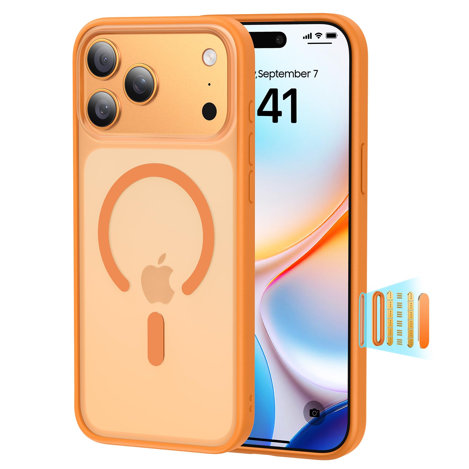 ���Ʒ�MIL���ʡ��ޥåȼ�����Peerock iPhone 17 Pro �� ������ ����饳��ȥ������б� ���ߤ� �����ɻ� �Ʒ�MIL���� �Ѿ׷� Mag...