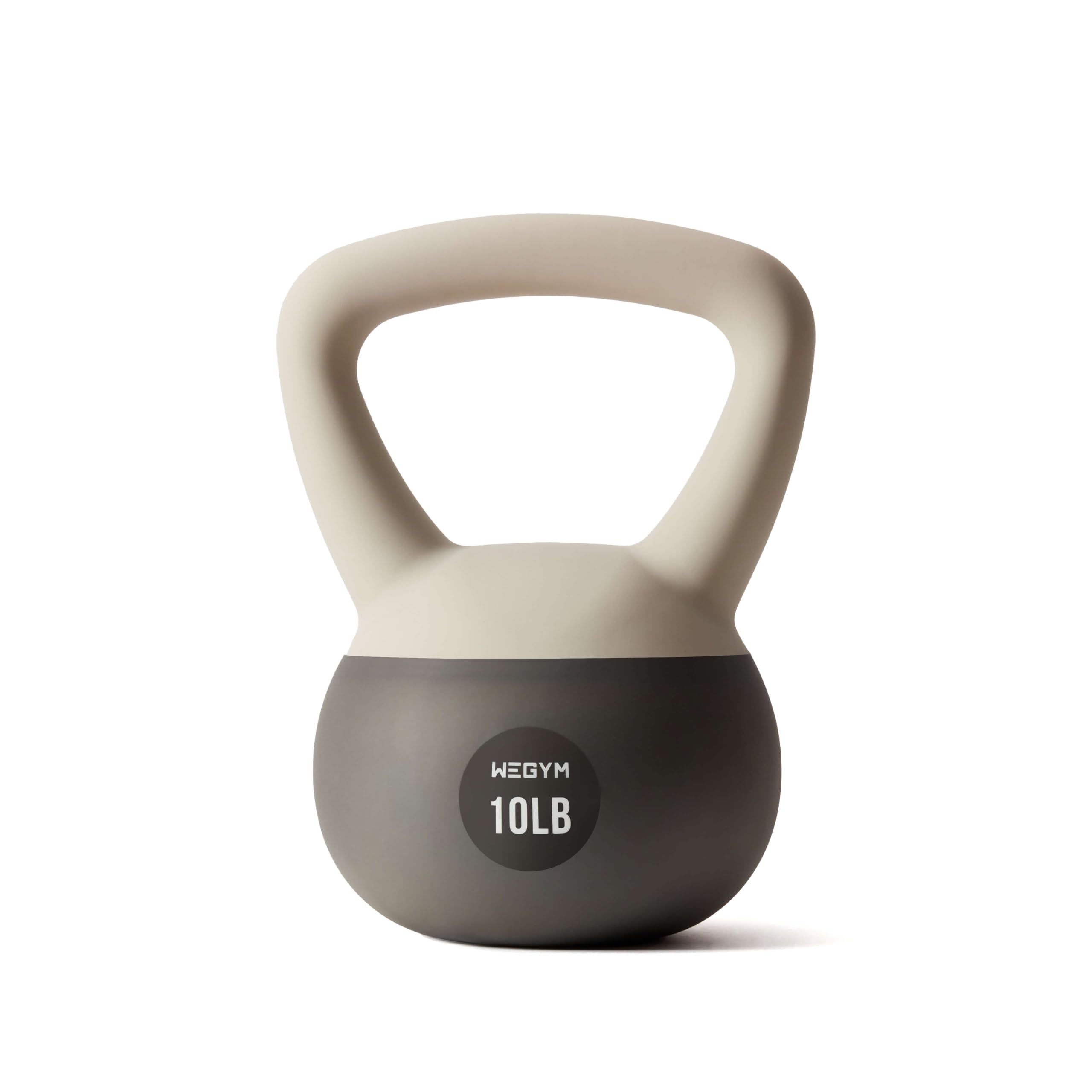 乐天商城 - WeGym ソフトケトルベル 10/15/20/25LB ワイドハンドル 筋トレ ダンベル代用 柔らかく安全 自宅トレーニング サンドストーン 10LB/4.5KG