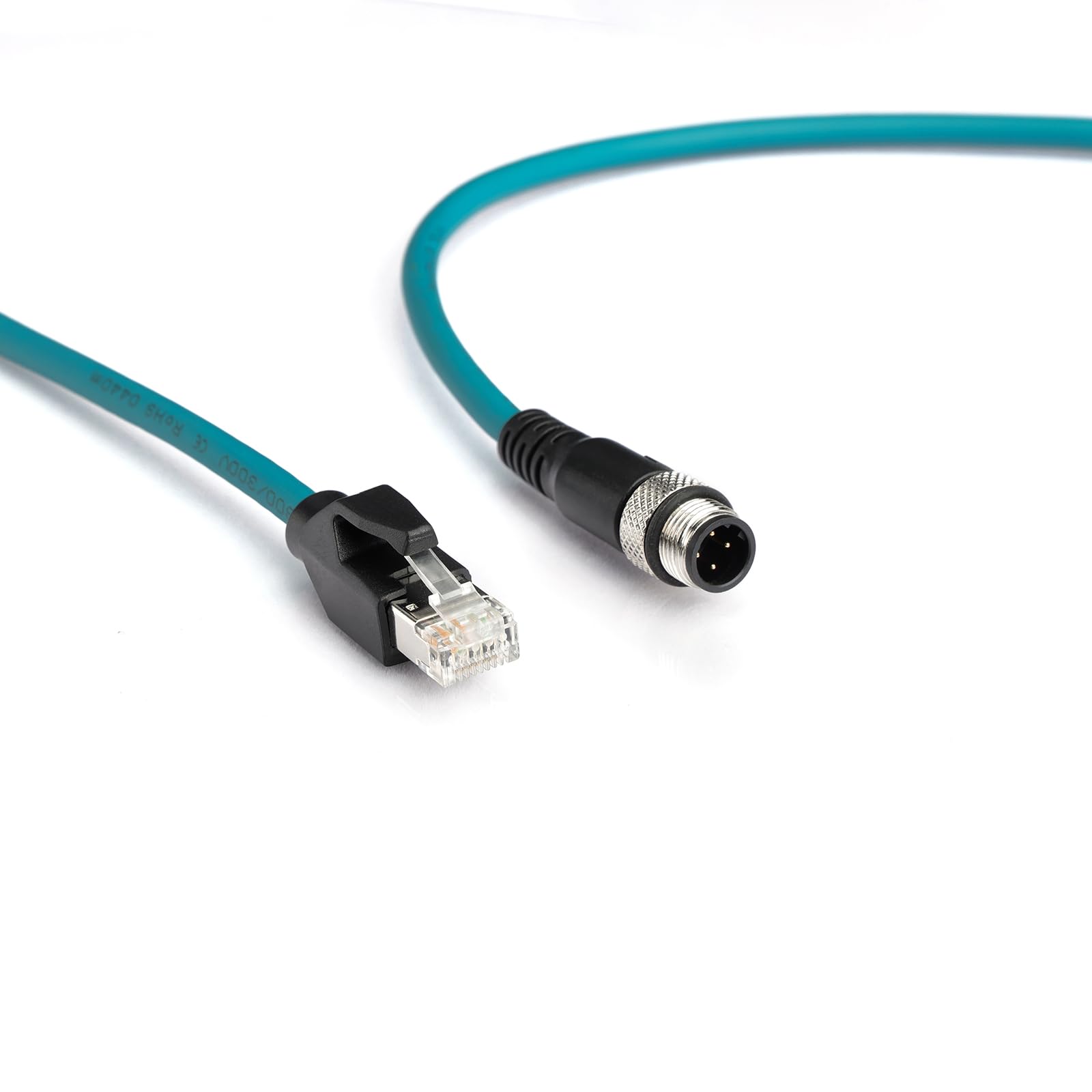 乐天商城 - ZBLZGP 工業用 イーサネット M12 4ピン Dコード RJ45 ケーブル 防振 防塵 3M 工場でのセンサー接続用