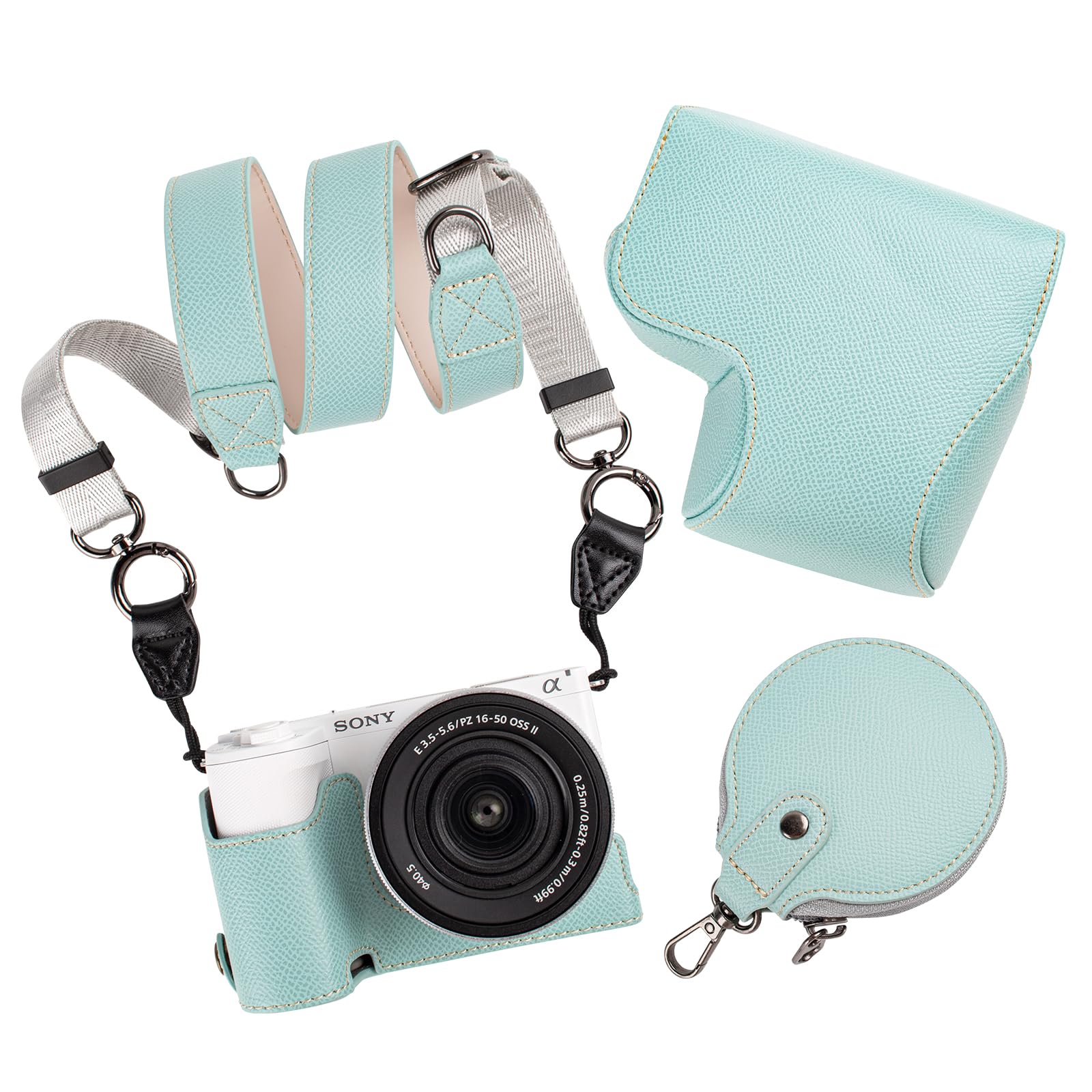 kinokoo for VLOGCAM ZV-E10 II ケース、SONY ミラーレス一眼カメラ 16-50mmレンズ対応 ZV-E10M2 専用 ..