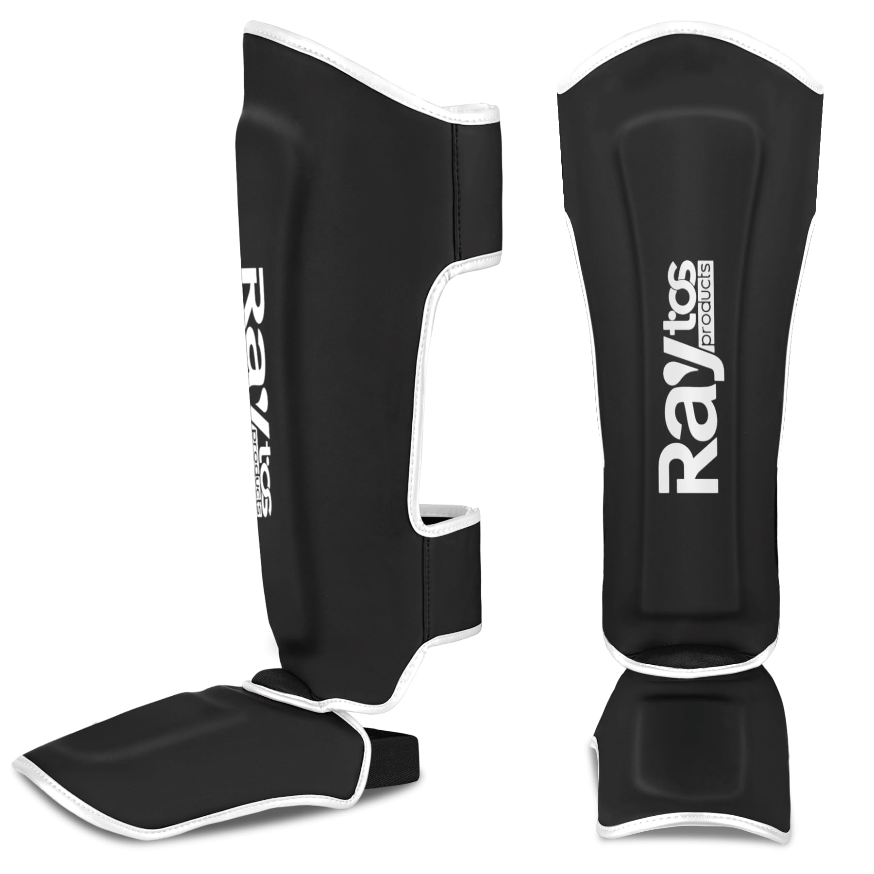 Raytos レガースボクシング 足サポーター キックボクシング レッグガード すね当て 格闘技 空手 防具 ..