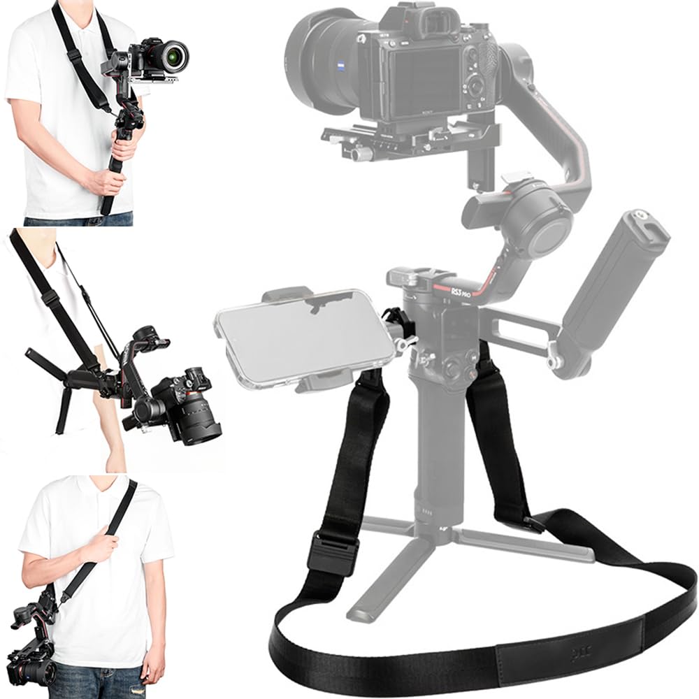 [JJC] スタビライザー ネックストラップ DJI RS 4 Pro/RS 4 / RS 3 Pro/RS 3 / RS 2 / RSC 2 ショルダ..