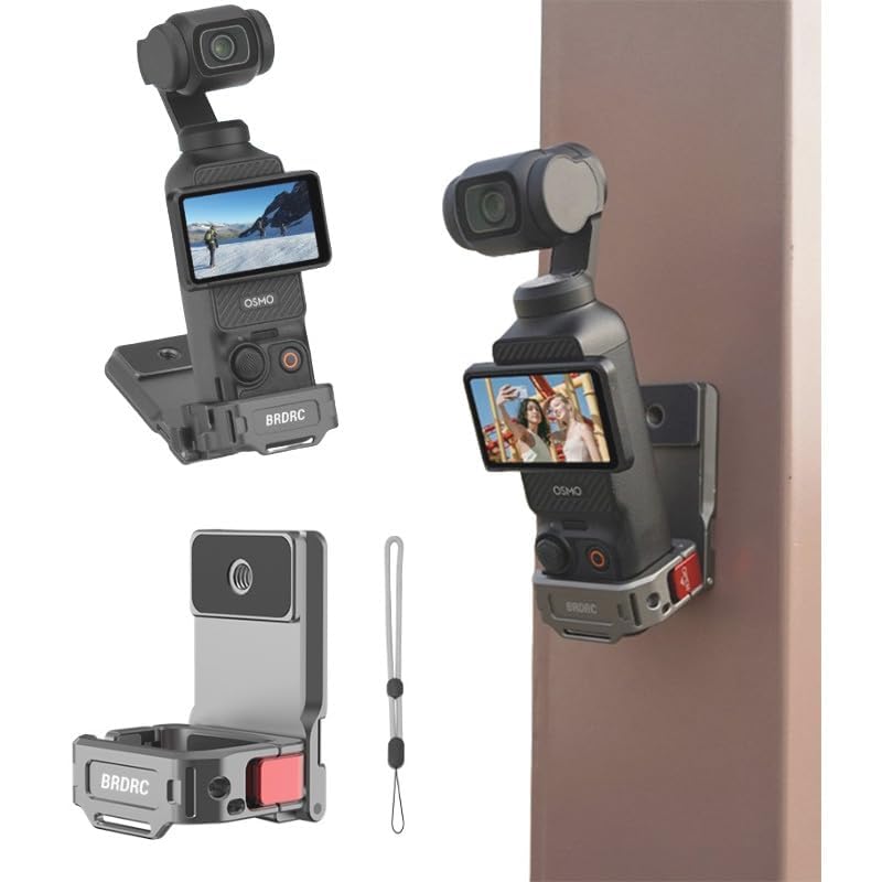 DJI Osmo Pocket 3 対応 拡張アダプター アルミニウム 磁気マウント マグネットマウントデスクトップス..