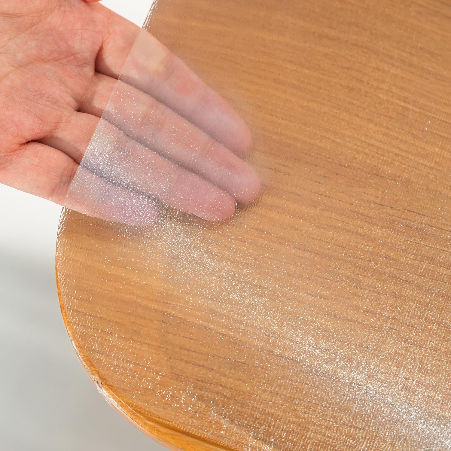 Geluoxi 透明 テーブルクロス PVC テーブルマット 90x180cm 無臭 縮みなし 長方形 PVC製 デスクマット エンボス加工 厚さ2mm 防水 汚れ防止 撥水加工 矩形 テーブルカバー はカスタマイズ可能です