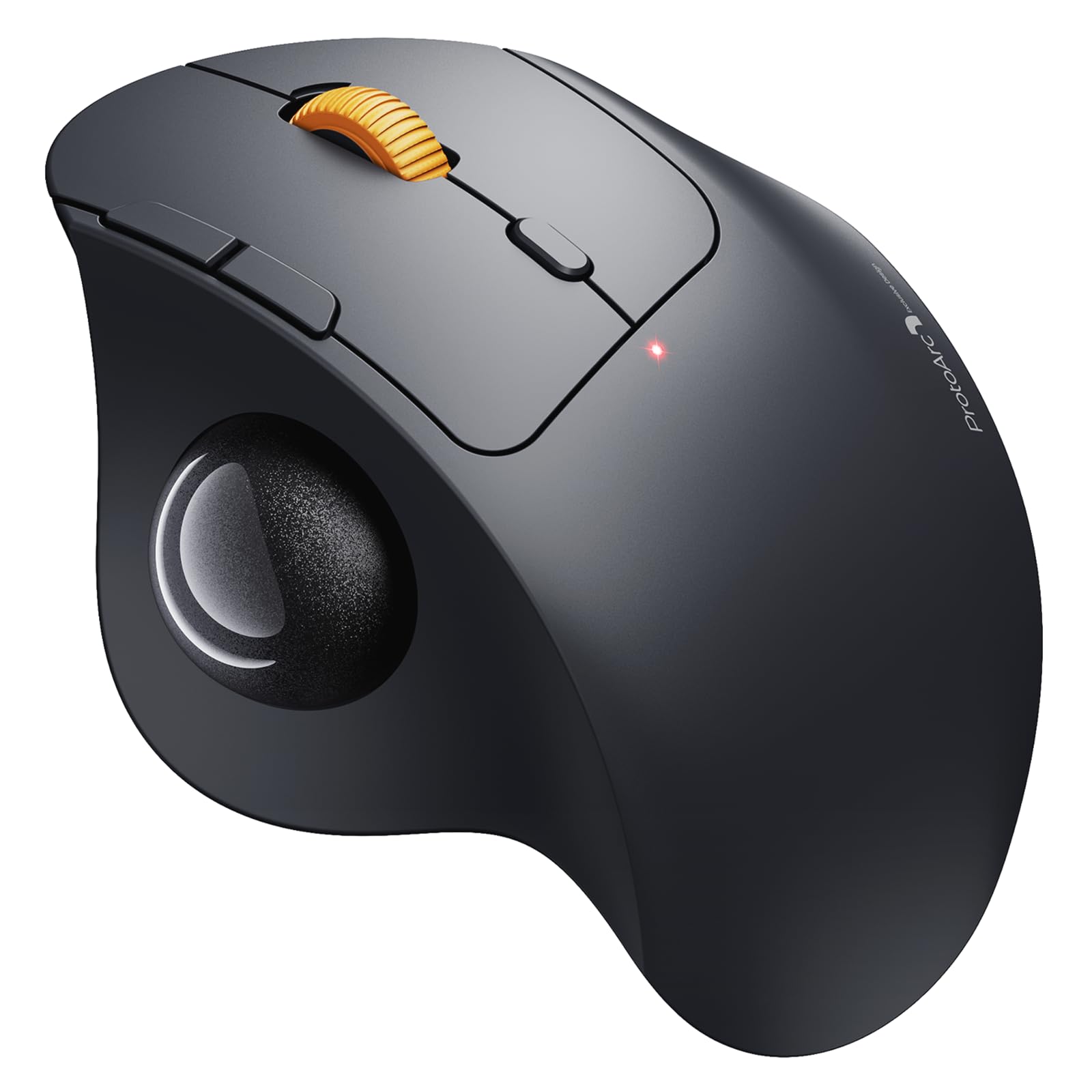 楽天湖南オンラインProtoArc トラックボールマウス 無線 Bluetooth/2.4GHz接続 3台同時接続可能 マウス トラックボール 静音 USB-C充電式 5段階DPI切替 進む/戻るボタン搭載 親指操作 Windows/Mac/iOS/Android対応 ブシ