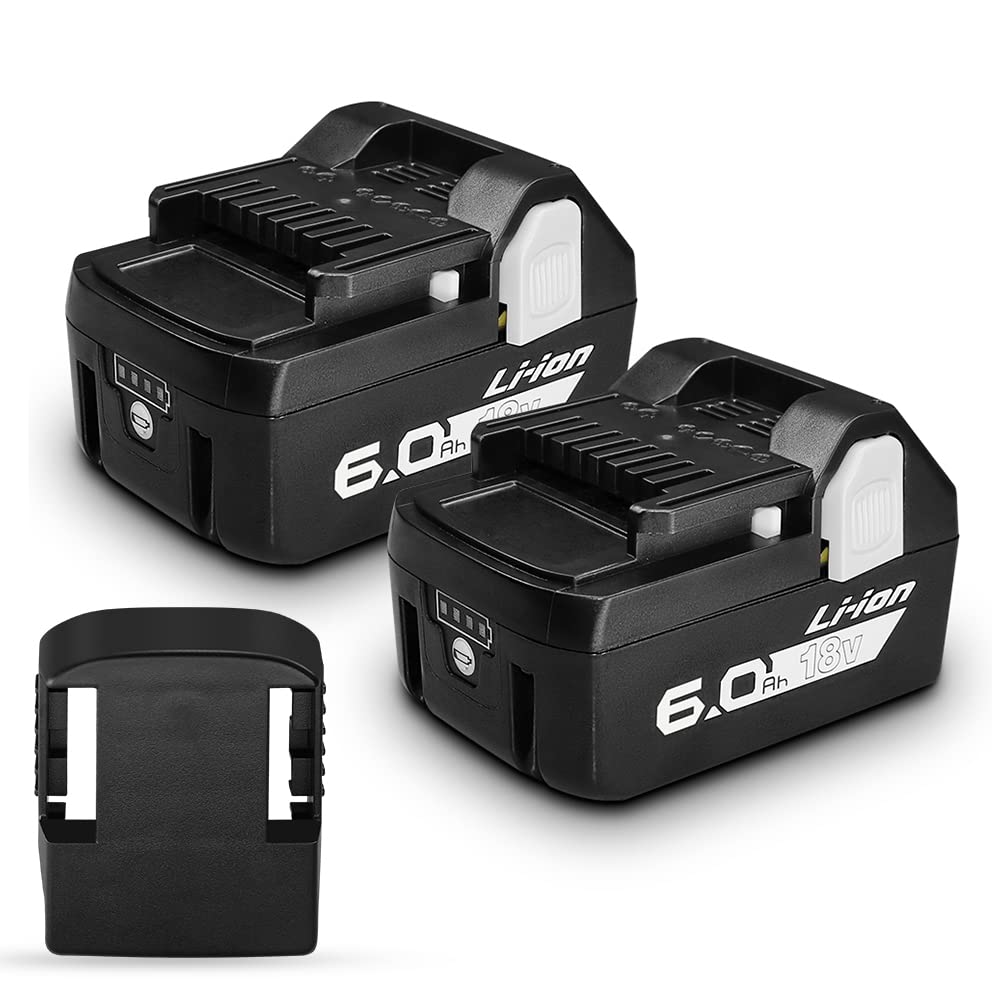 BSL1860 ��Ω 18v �Хåƥ꡼ �ߴ� 6.0Ah LED����ɽ�� 2�ĥ��å�HiKOKI��Ω����������।���� �Хåƥ꡼ BSL1860b BSL1830 BSL1840 BSL1850 �б� ��Ω18V��ư�����������