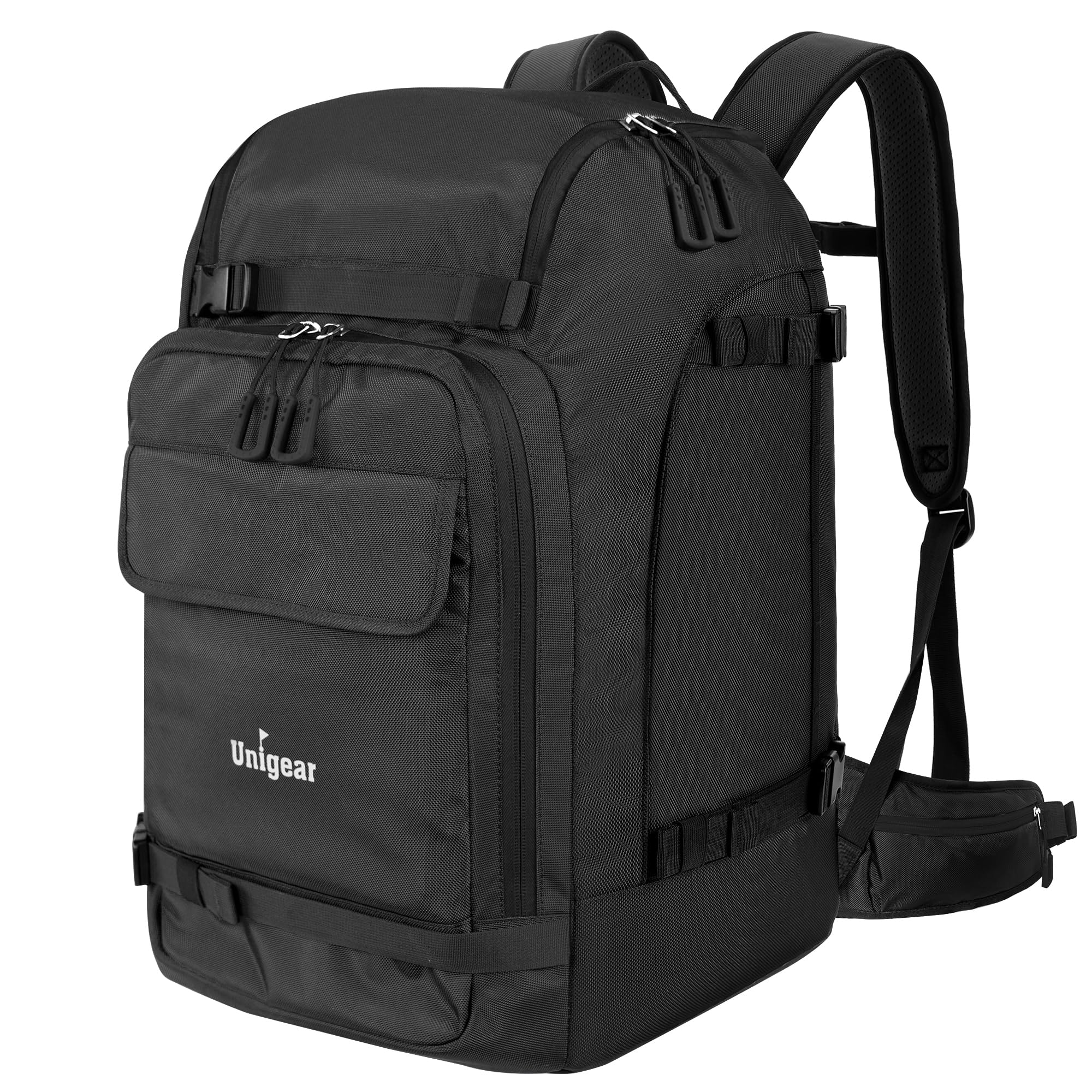 Unigear スノーボード バックパック スキー ブーツバッグ 大型 スキーヘルメット バッグ 大容量 70L 5色（ブラック ）