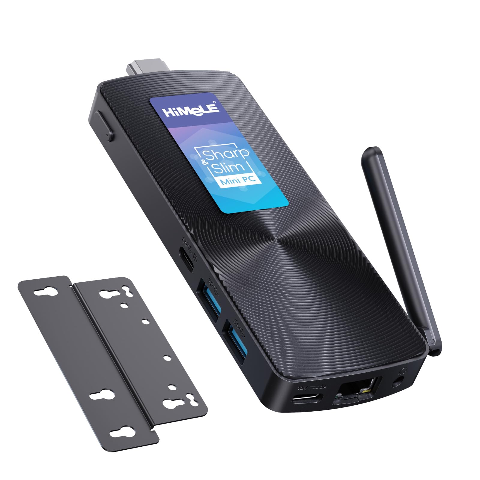 HiMeLE PCG02 スティックミニPC ファンレスN100 Celeron 8GB 128GB マイクロミニデスクトップPC HDMI 4K 60Hz Wi-Fi5 Gigabit Ethernet BT5.1 ビジネス/産業/オフィス/メディア/ホ