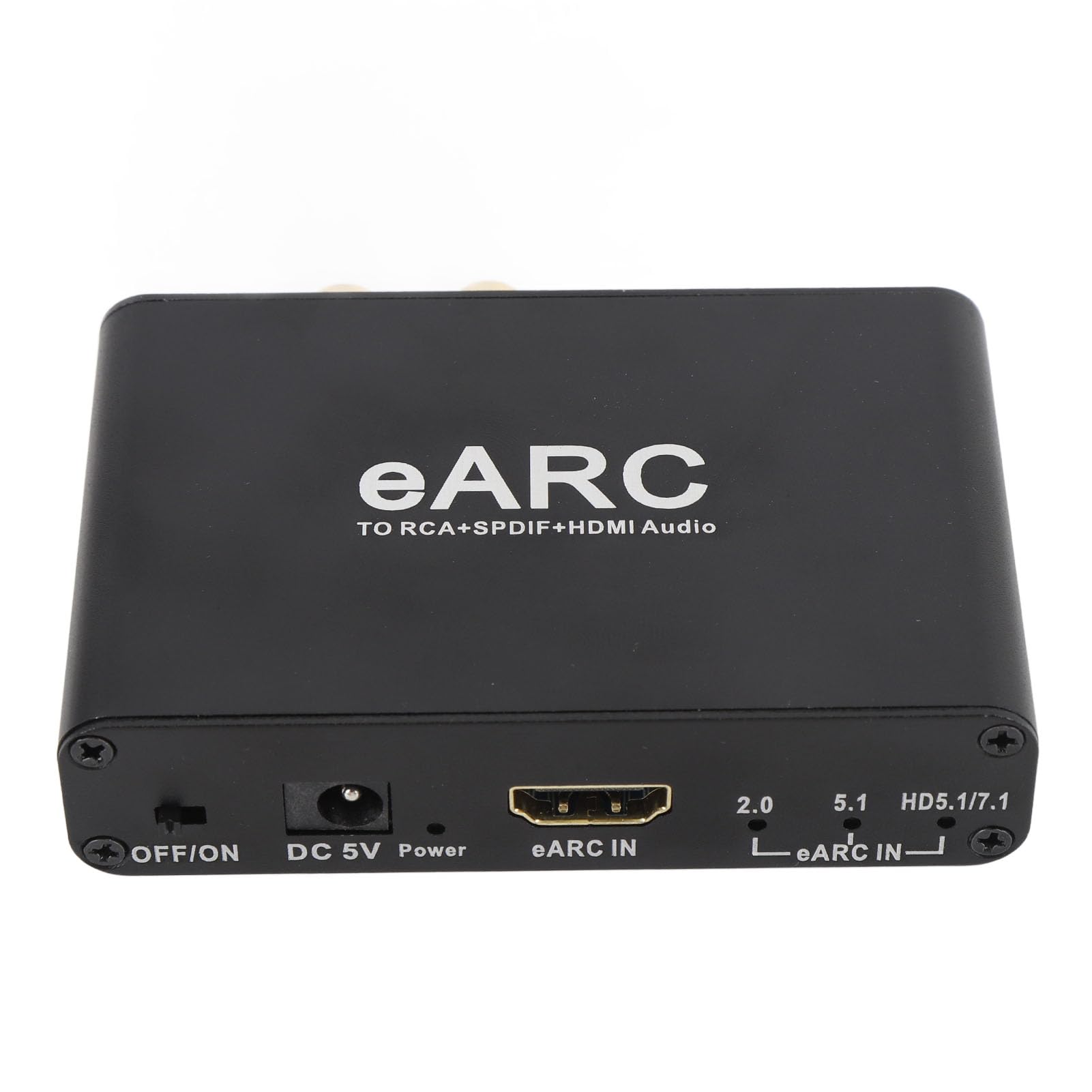 Earc Arc Sound Extractor、Earc、Arc入力コンバーターアダプターへのHDマルチメディアインターフェイス、光学、3.5mmサウンド出力、24ビット192kHz、HiFiエクスペリエンス