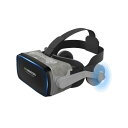 VRゴーグル スマホ用 ヘッドホン一体型 軽量設計 4.5~6.5インチ対応 没入型映像視聴に最適 DMM・360度・YouTube動画対応 瞳孔間距離&焦点調整可能 近視対応 日本語説明書付き iPhone/Android対応