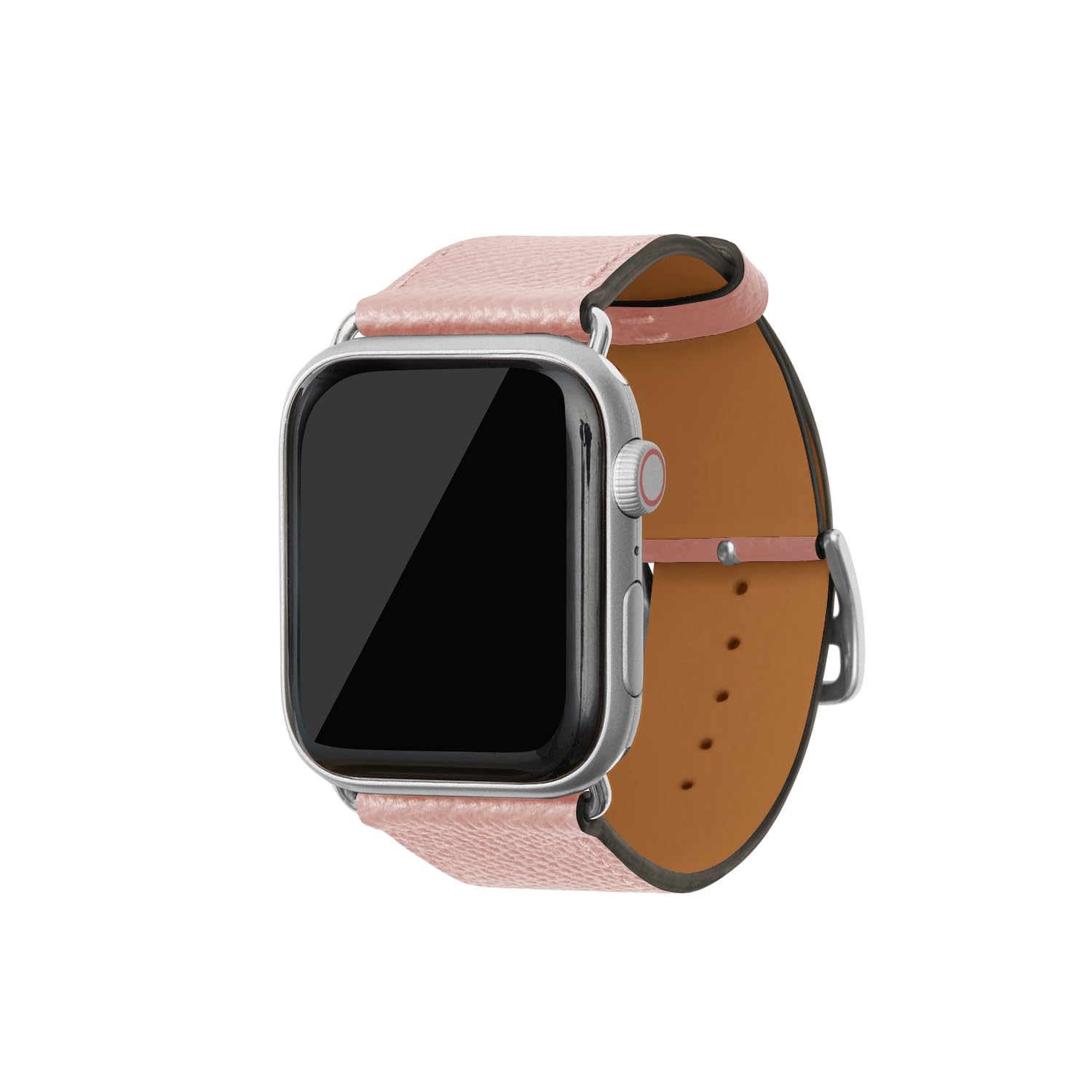 [BONAVENTURA] Bonaventura Apple Watch Leather Band (Adapter: Silver) Noblessa [44mm/45mm/46mm/49mm, M/L Size] ([Shell] N44LSV-SP)