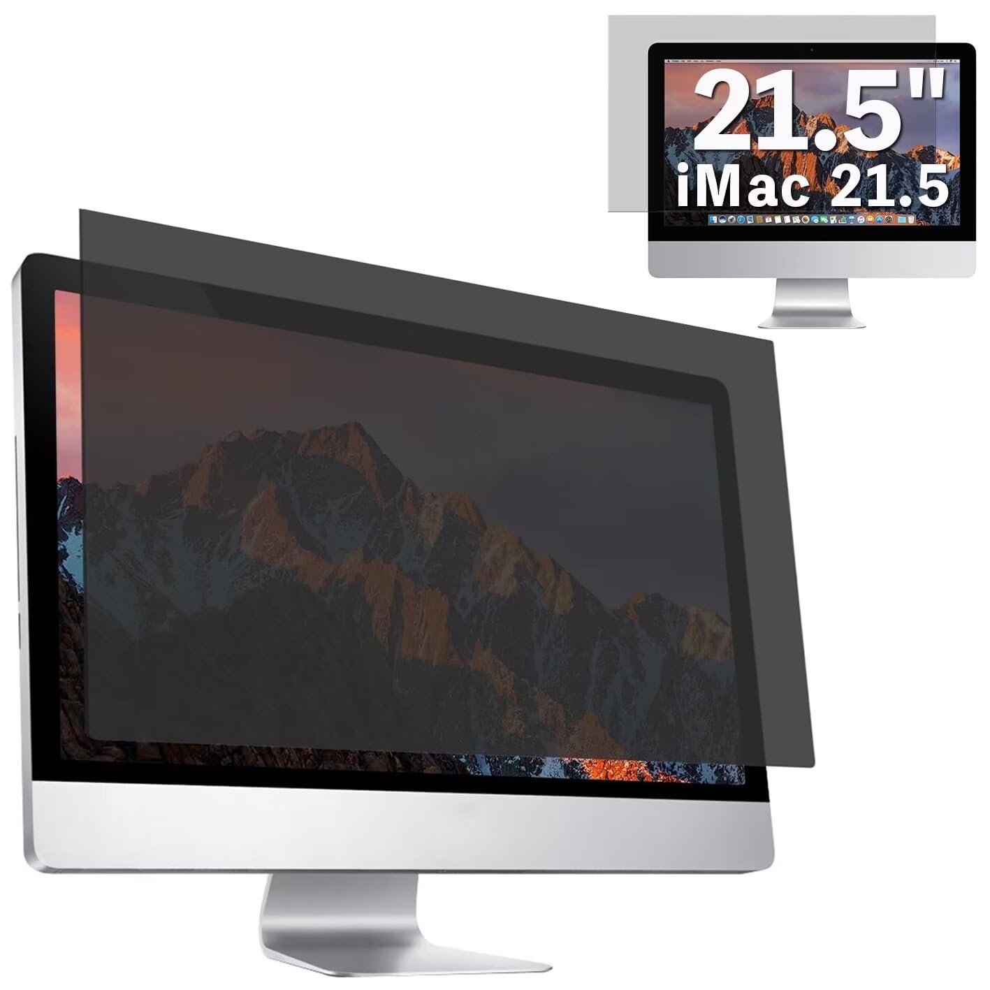 GFCFILM iMac 21.5インチ 向け 覗き見防止フィルター プライバシーフィルター ブルーライトカット 反射..