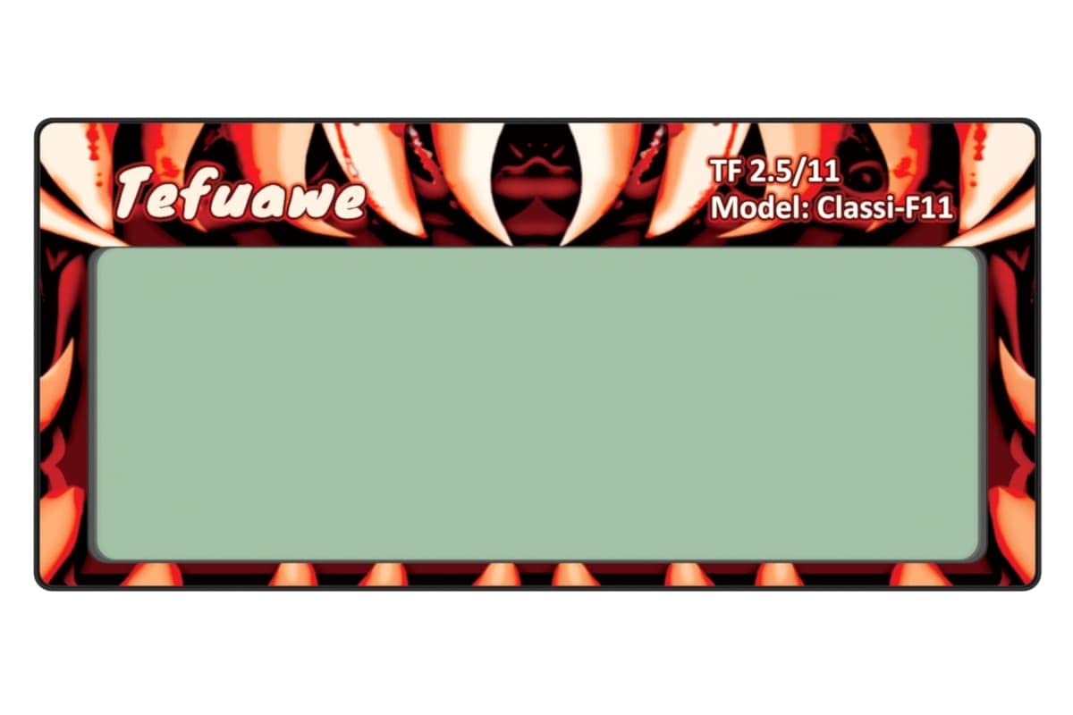 Tefuawe W108×H50.8mm 自動変光溶接レンズ低電流 5A TIG、陰影11、超高清、冷ブルー、パイプ、パンケーキ溶接マスク用マスク用……