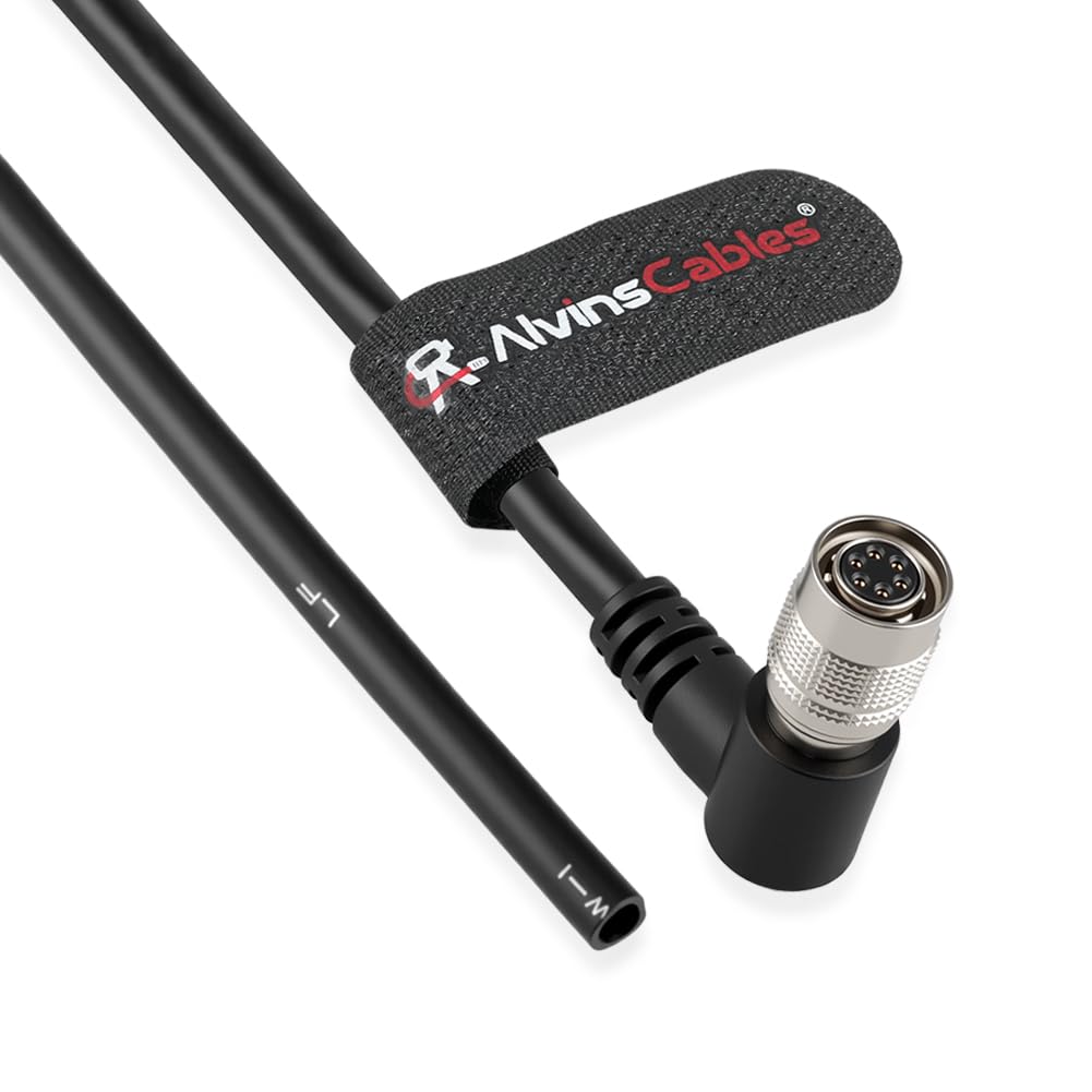 乐天商城 - Alvin's Cables Basler GigE カメラ対応 トリガーストロボPWSケーブル Hirose 直角6ピンメス オープンエンド より対線、B-Type 10m