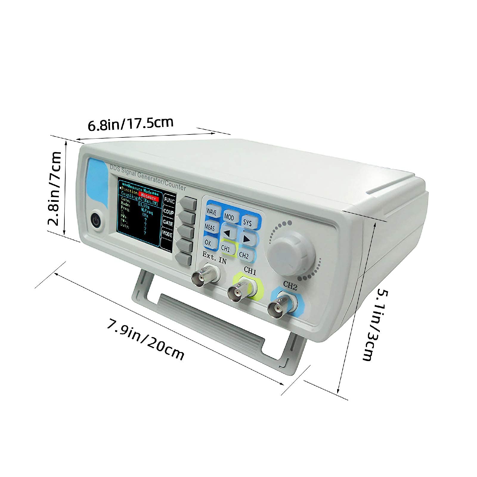 乐天商城 - Cleqee 60Mhz DDS信号発生器 266MSa / s デュアルチャネル周波数計 デジタル 高精度 任意波形 多機能 JDS6600 266MSa / s14ビット周波数計2.4インチTFTLCDスクリーン デジタル信号発生器