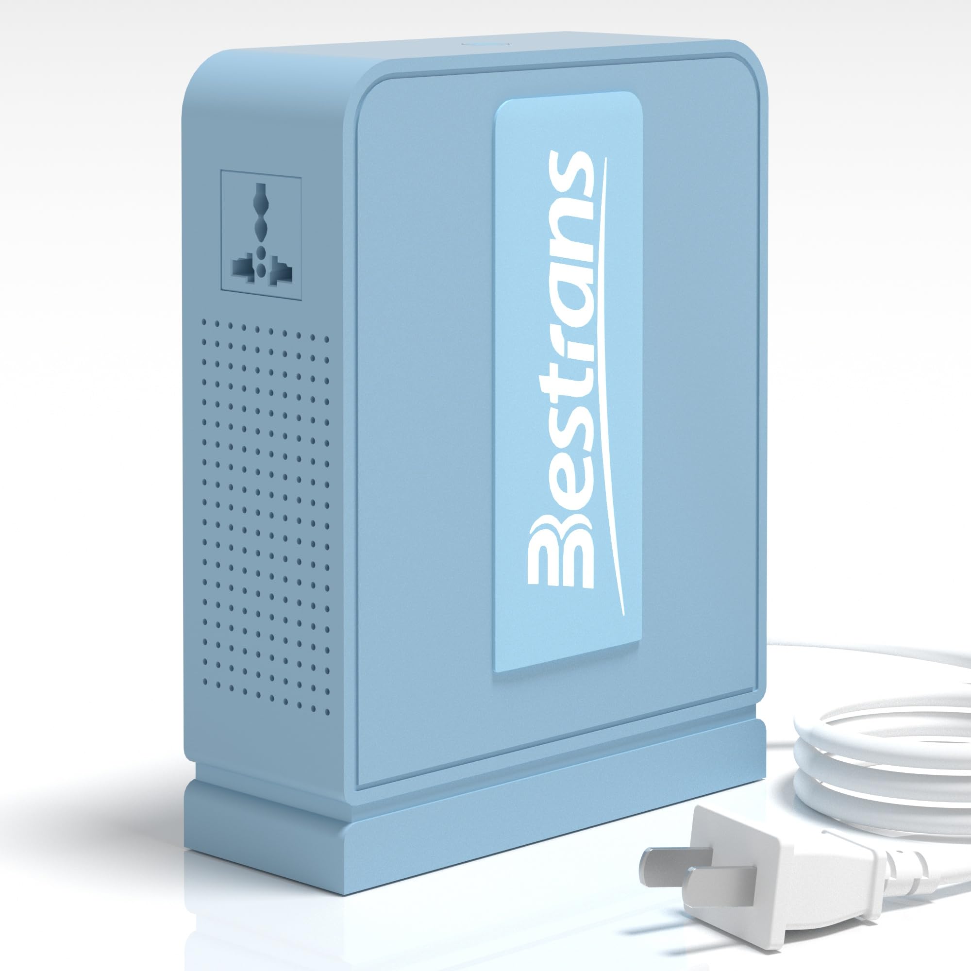 Transformers, Conversion Plugs - Eestians 変圧器 2000W 昇圧専用変圧器 アップトランス 海外電気製品を日本使用 電源トランス 100V to 220V ~ 240V 純銅リングコア内蔵（コンパクト設計・軽量タイプ 安全 静音 定格2000VA出力) 水色（みずいろ）