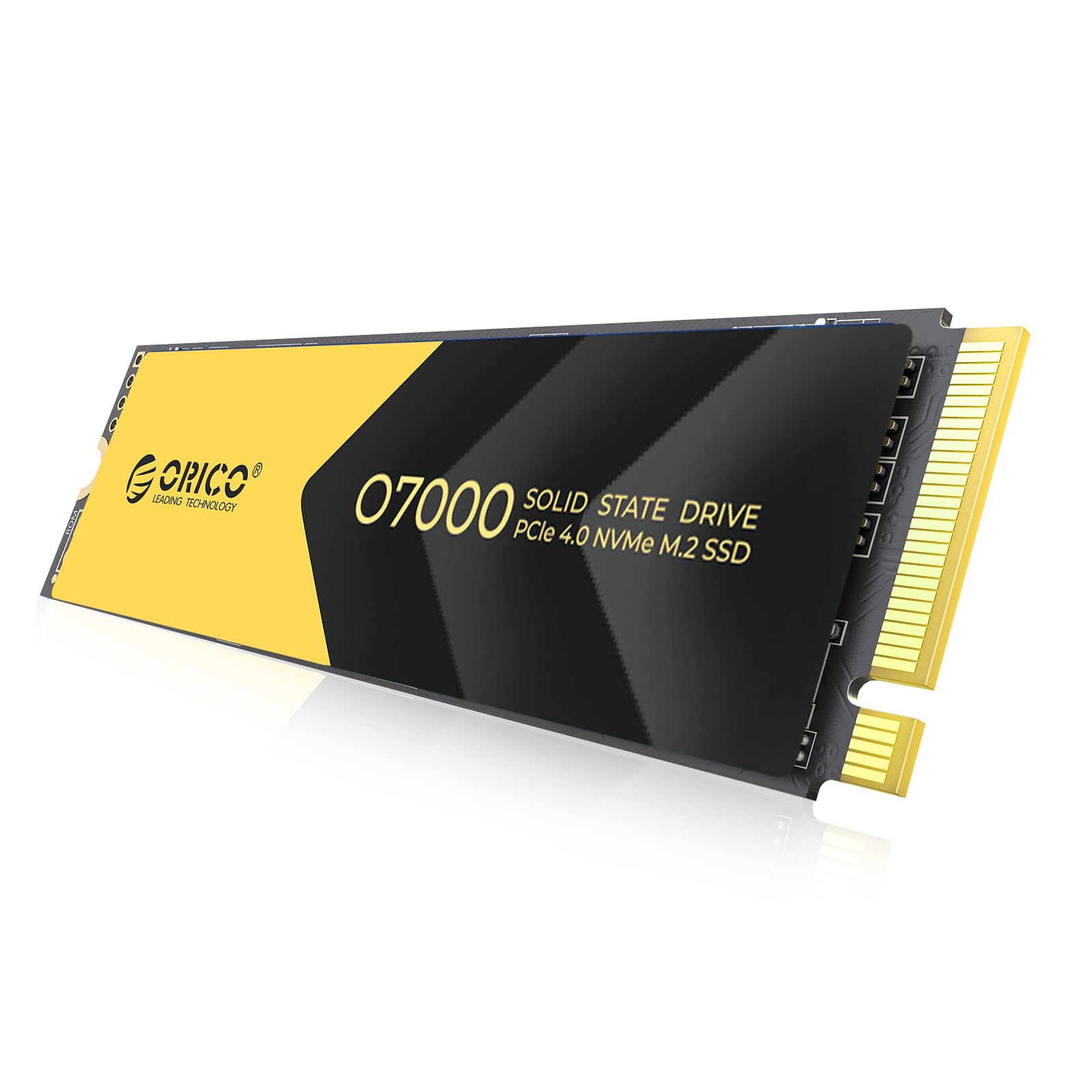 ORICO O7000 1TB NVMe SSD、ヒートシンク付き、 SLCキャッシ 3D QLC NAND NVMe PCIe4.0 M.2 SSD R:7000MB/s W:6700MB/s メーカー5年保証