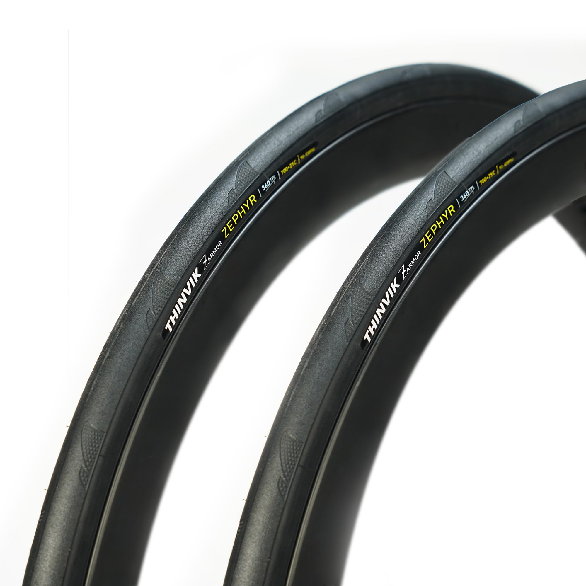 Thinvik ロードバイク自転車タイヤ クリンチャー タイヤ チューブ式 700×25C/28C 折りたたみ式 3x120TPI 軽量 安定性 耐久性 街乗り通勤 サイクリング トレーニング用 (700x25C 2本セット)