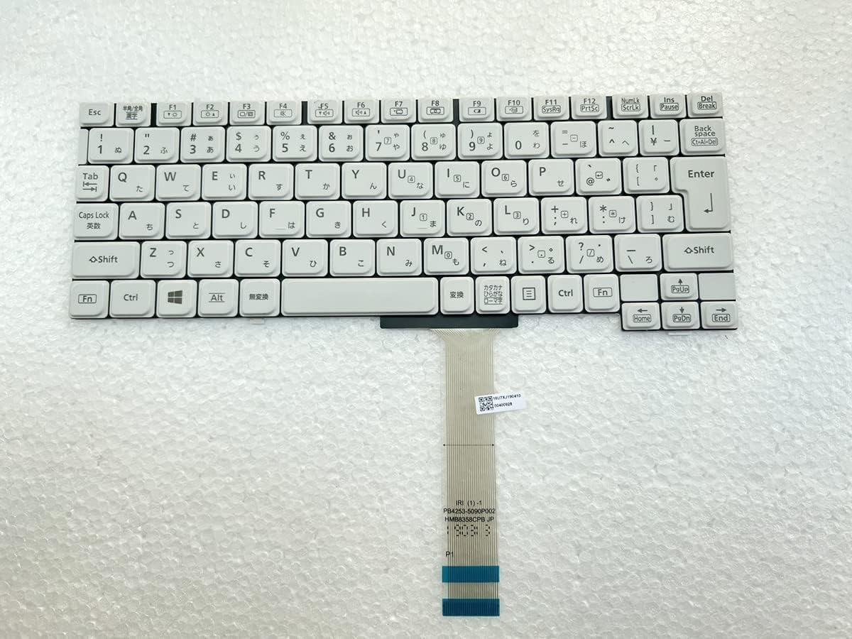 WJZX(忠興部品です)適用する パナソニック Let's note CF-SZ5 CF-SZ6 CF-SV7 CF-SV8 シリーズ 全機種 日本語キーボード HMB8358CPA11 HMB8358CPB11 HMB8358CPC11 白色 (ホワイト