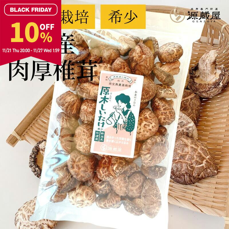 【10％OFF★ブラックフライデー限定】[大袋] 原木しいたけ 椎茸 肉厚 完全無農薬栽培 新潟県 佐渡産 250g【食卓応援セール】