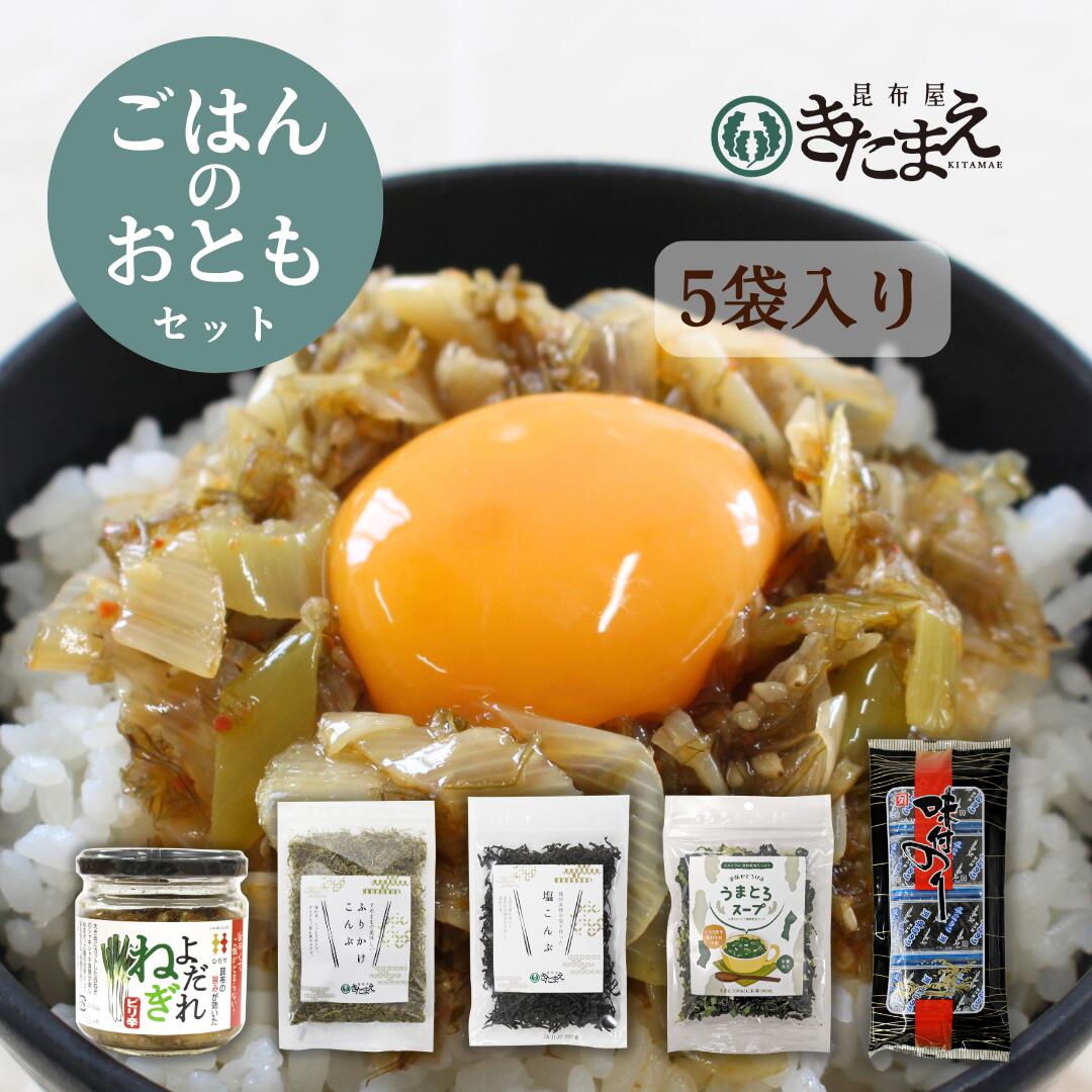 ごはんのおともセット 詰め合わせ お試し 海苔 わかめスープ ふりかけ 塩こんぶ ねぎだれ 万能 おかず 惣菜