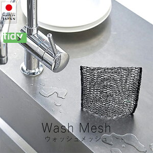 ティディ tidy ウォッシュメッシュ【 楽天スーパーSALE お買い物マラソン 公式 正規品 クリーナー キッチンダスター 金たわし たわし キッチン スポンジ フライパン 洗い物 テラモト teramoto 片づけ 時短 時短家事 新生活準備 掃除グッズ ギフト 贈り物 】