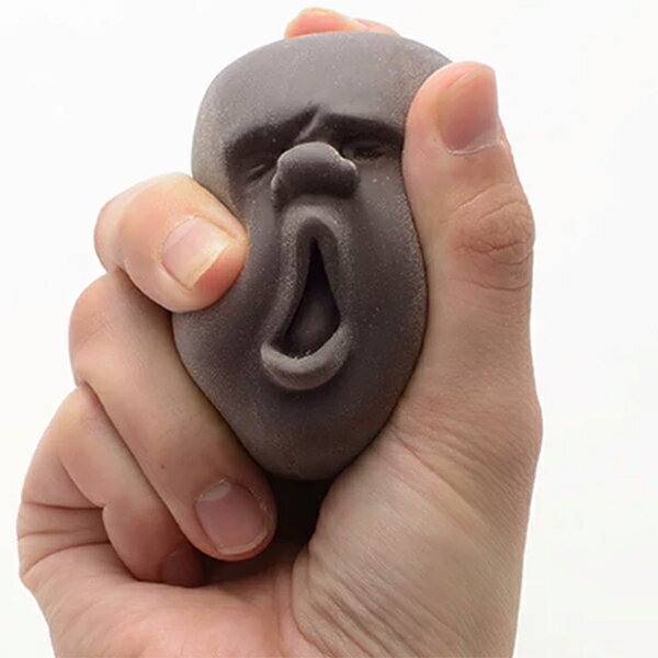 プラスディー +d カオマル ブラウン【 楽天スーパーSALE お買い物マラソン 公式 正規品 プレゼント 取扱店 ストレス解消 癒しグッズ ストレス解消グッズ スクイーズ squeezy squeezies おうち遊び おうち時間 知育 ギフト 贈り物 ホワイトデー 】