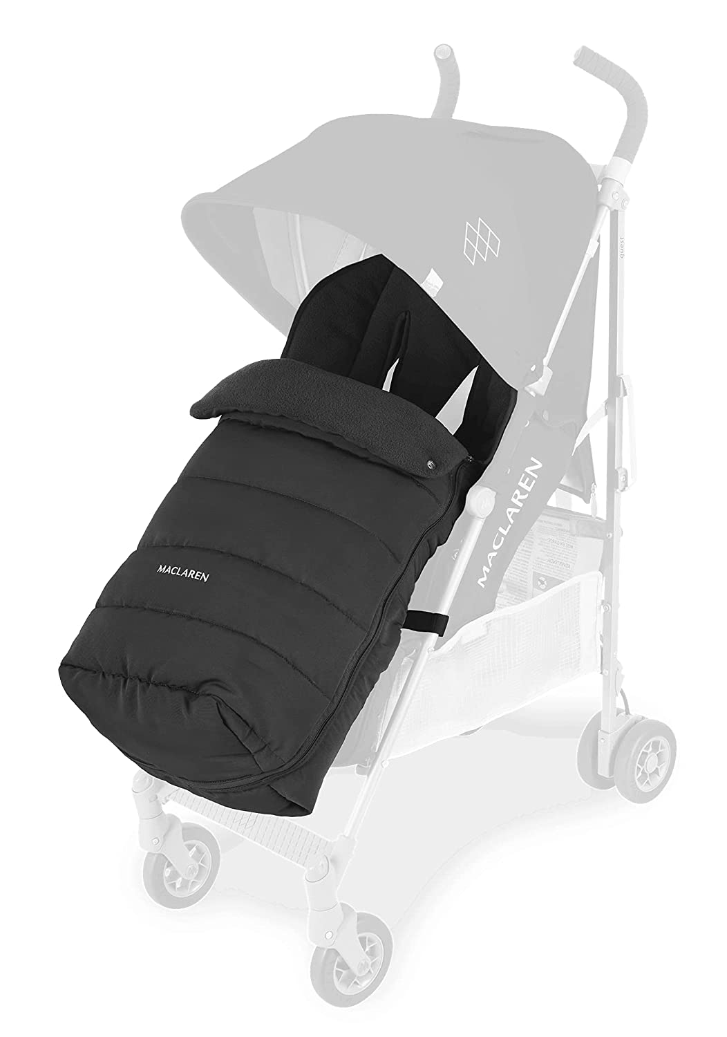 Maclaren Universal Footmuff Black マクラーレン ユニバーサル フットマフ ブラック ベビーカー バギー ストローラー