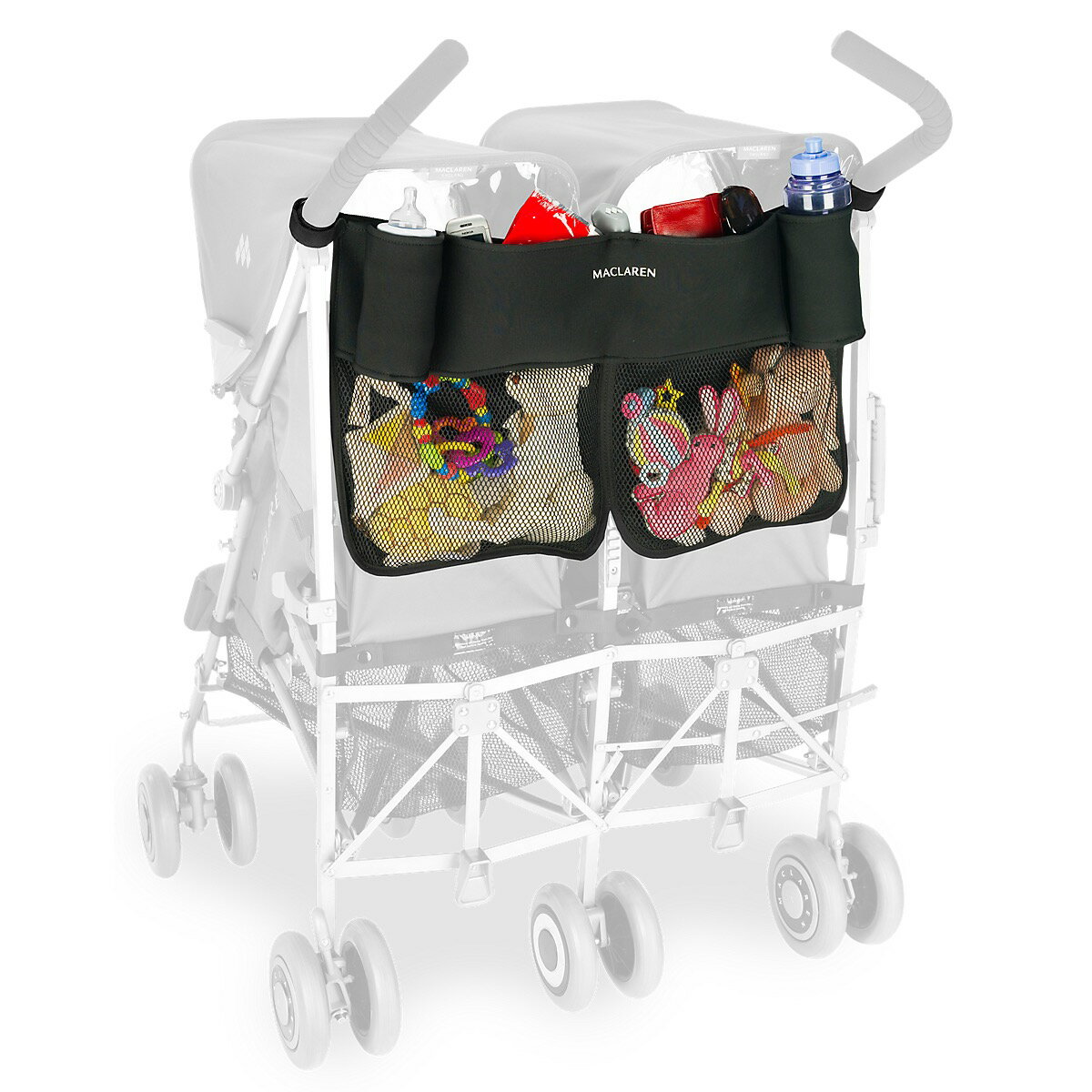 Maclaren Universal Organizer twin マクラーレン ユニバーサルオーガナイザーツイン _ ブラック ベビーカー バギー ストローラー