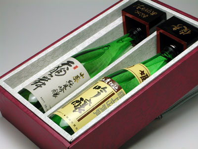 【楽ギフ_名入れ】名入れ枡 菊姫 天狗舞 山廃吟醸酒 720ml 2本セット