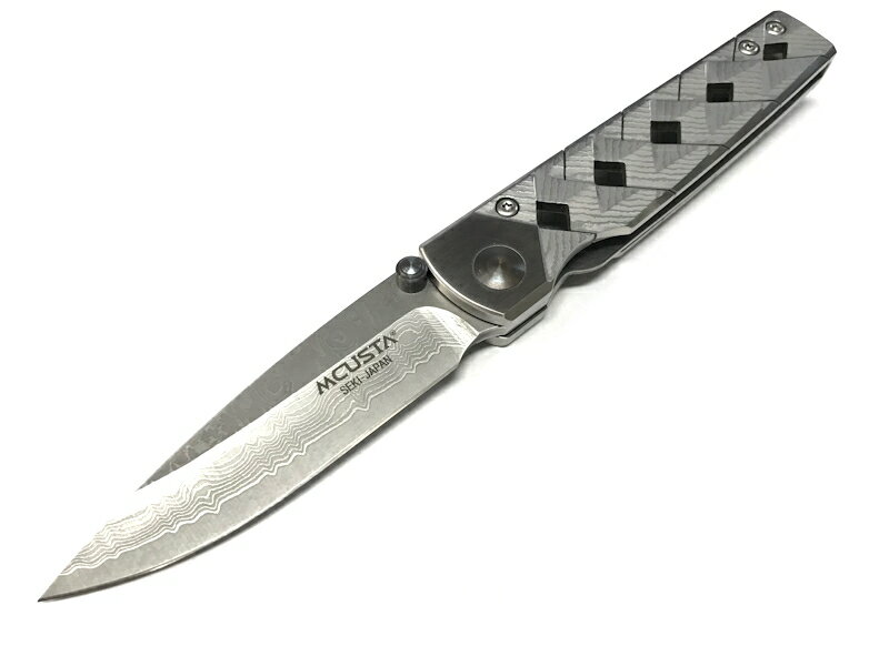 MCUSTA エムカスタ SINRA 刀（かたな） ダマスカス◆MC-0037D MADE IN JAPAN 日本製 折りたたみナイフ 和風ナイフ ブランドナイフ