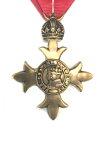 大英帝国勲章 OBE◆UK イギリス ナイト 騎士団 レプリカ ミリタリー USミリタリーバッジ