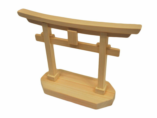 ヒノキ製　ミニ鳥居（とりい）◆神棚　神社　オブジェ　木製　木製西洋刀剣