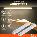 【1000円ぽっきり】人感センサーライト 2本セット LED ライト 照明 自動点灯 消灯 センサー USB充電式 マグネット バッテリー 玄関 寝室 室内 足...