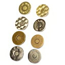 10mm マグネチックスナップ 磁気ボタン 差込式 留め具 DIY 手作り 1個セット