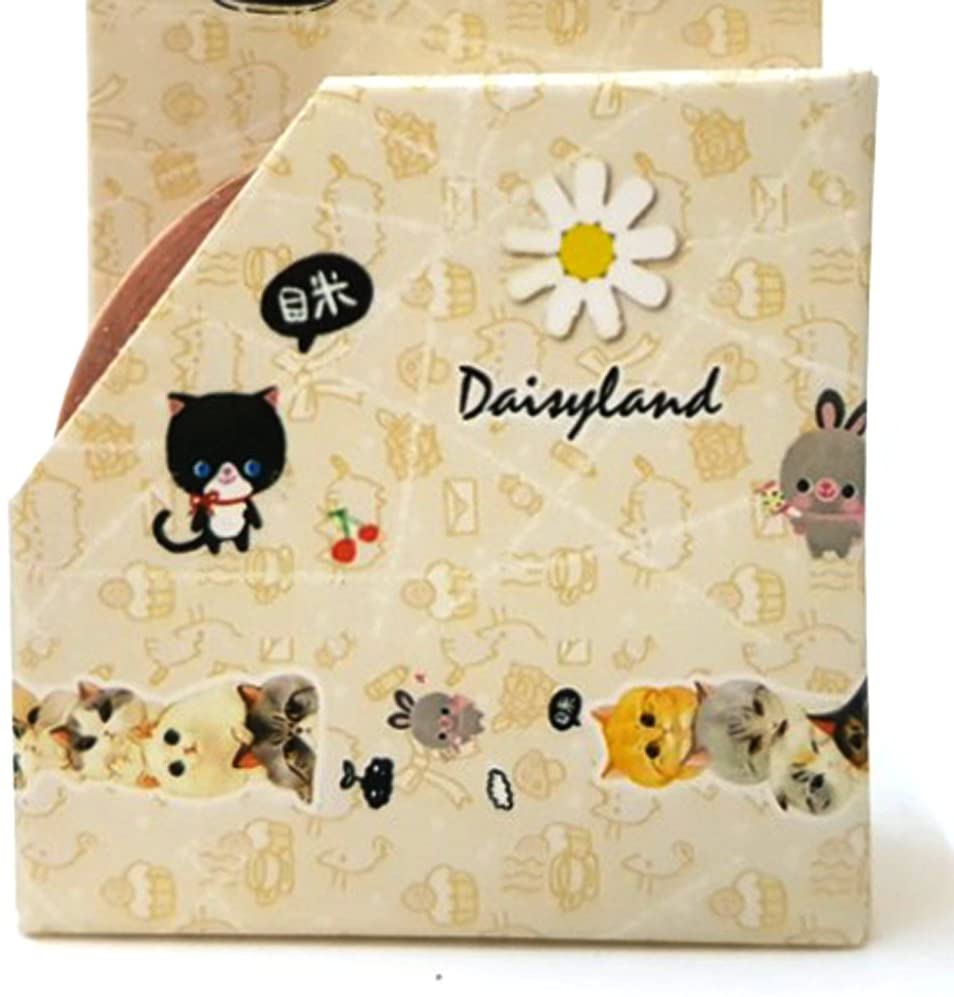 マスキングテープ 和紙テープ ギフトボックスデコレーション 可愛いギフト キャットイラスト